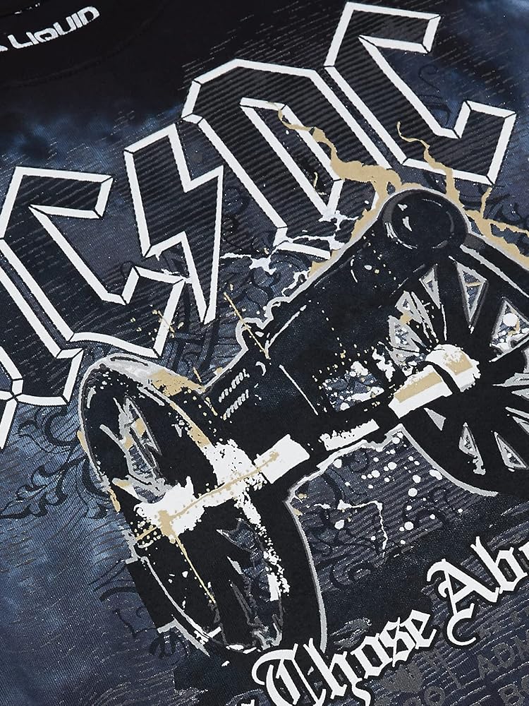 Amazon.com: Liquid Blue Men's Big Ac/dc Cannon Short Sleeve